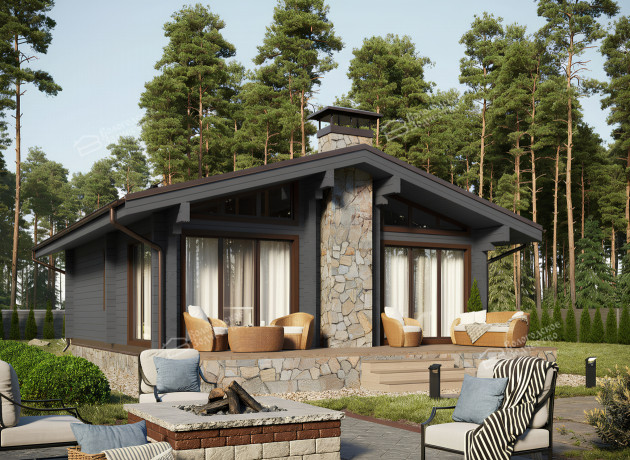 Дом из клееного бруса VZ-329